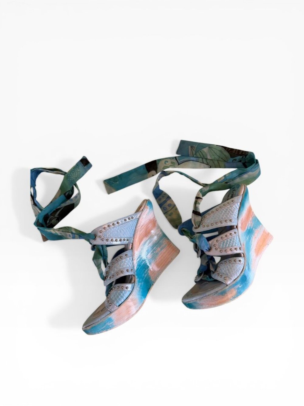 El Dantés Wedge Heeled Vintage Sandals